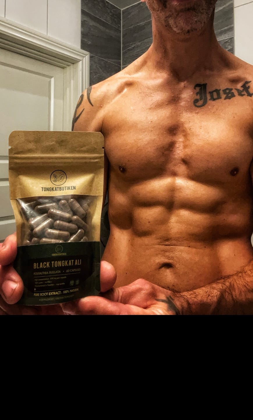 Customer photo review of Svart Tongkat Ali - Tongkatbutiken.se