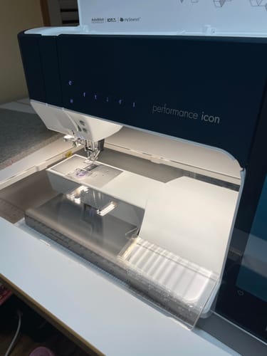 Customer photo review of Sew Steady Custom Acrylic Cabinet Insert