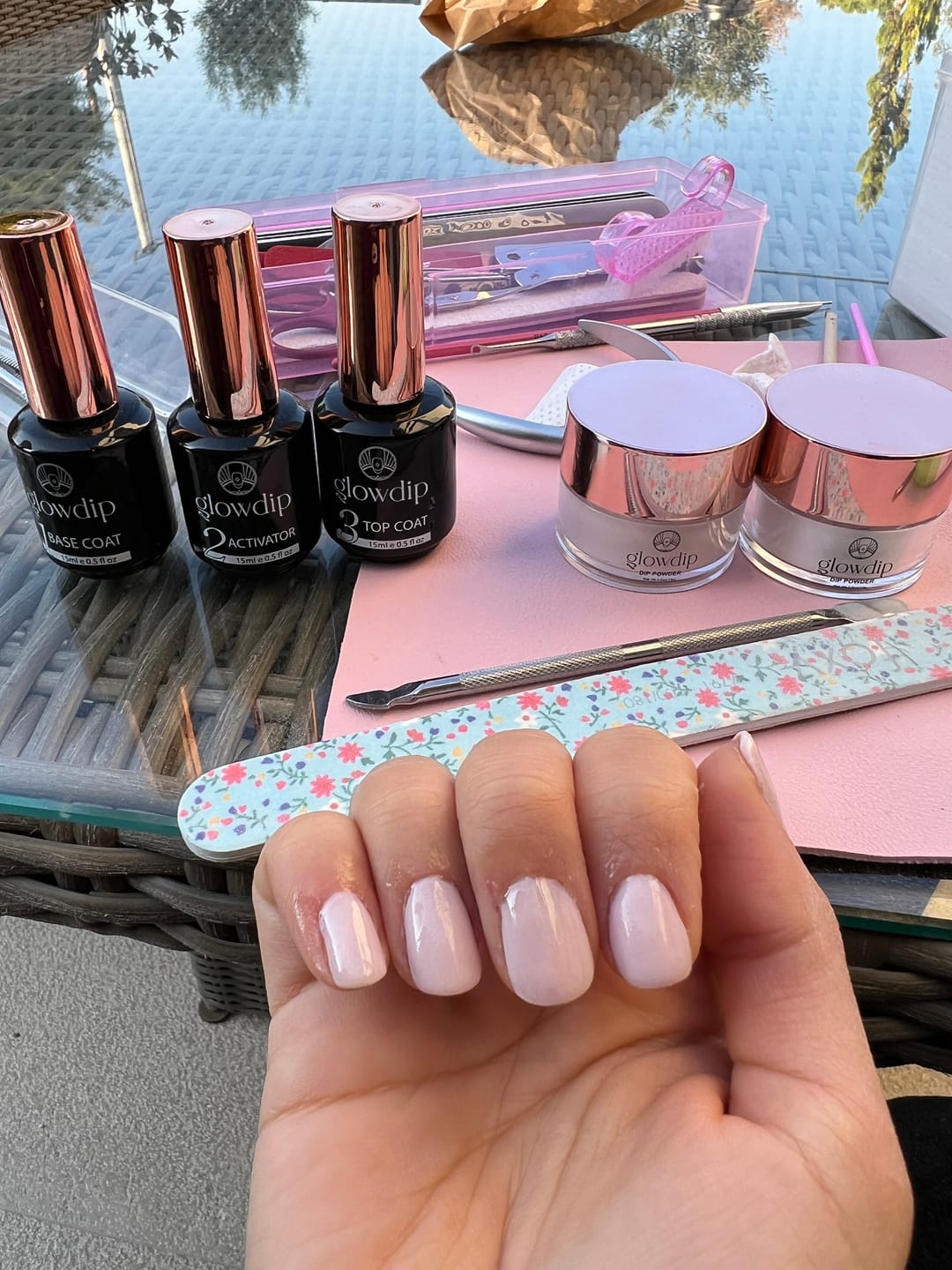 Customer photo review of Chocolate Moose Dipping Powder