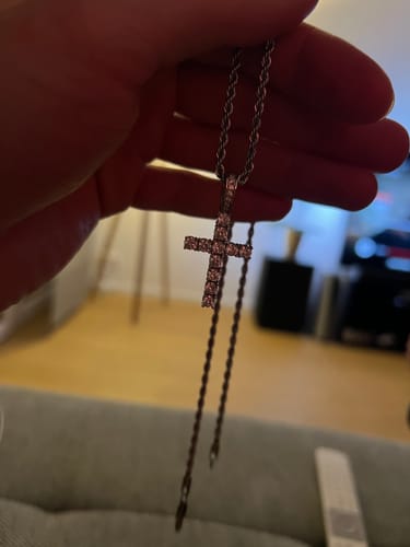 Customer photo review of CROSS PIECE PENDANT.