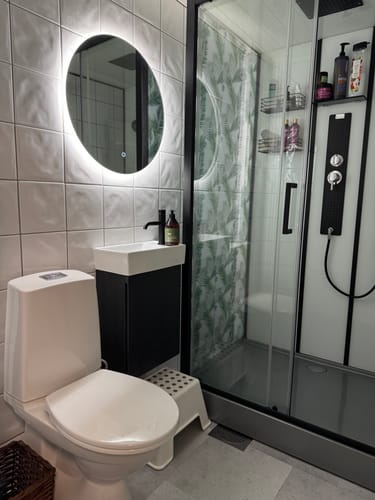 Kundeanmeldelse med bilde av Static Premium Palme vindusfolie