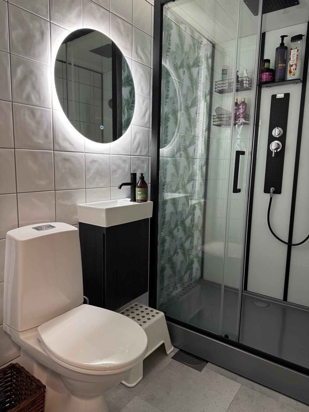 Customer photo review of Static Premium Palme vindusfolie
