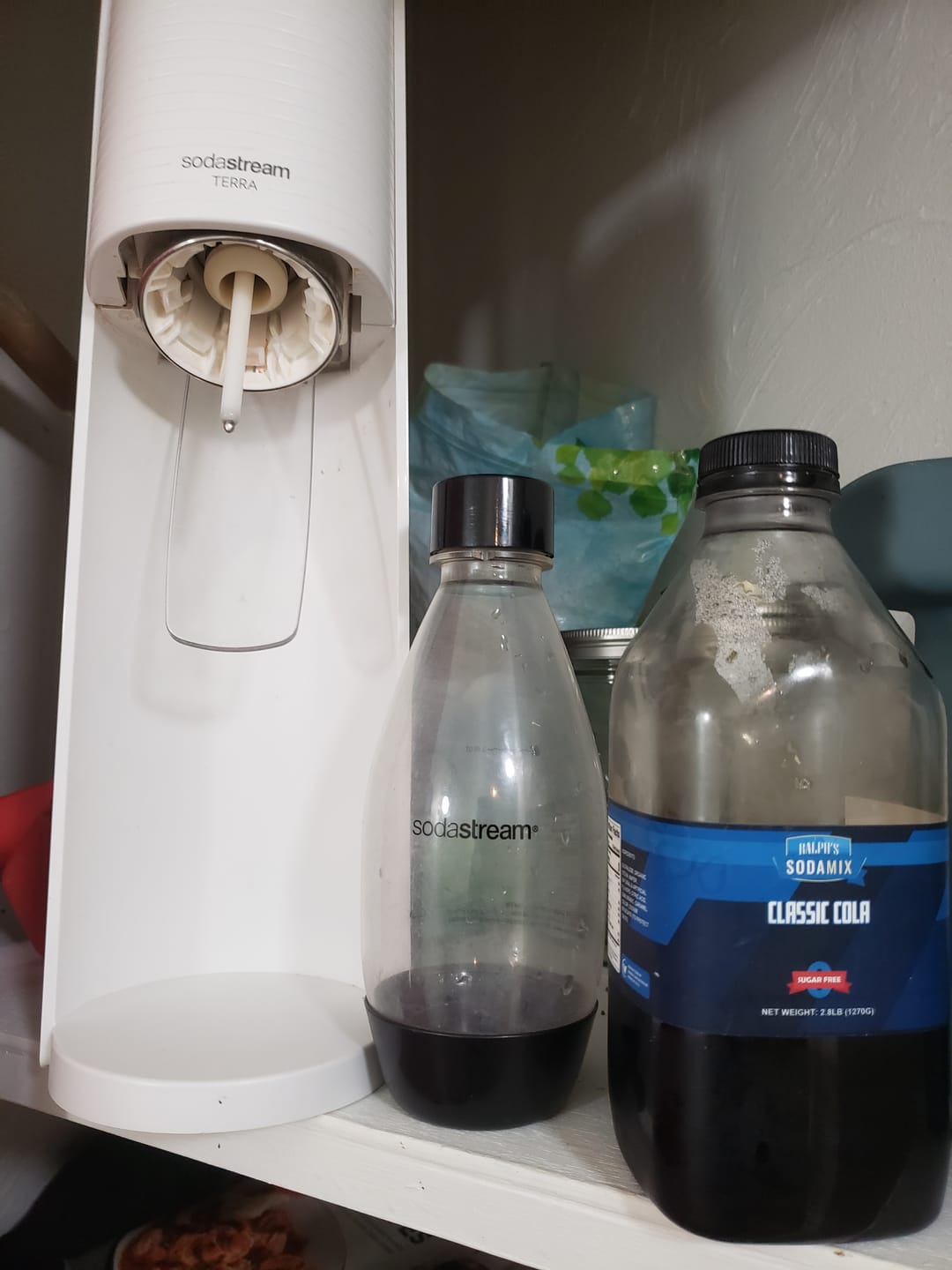 Customer photo review of Classic Cola Sparkling Water Flavoring Syrup
