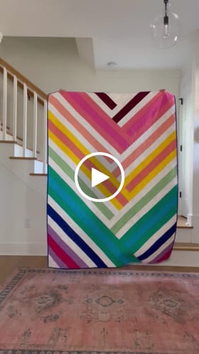 Customer video review of Zoe Sew-Ready Quilt Kit Featuring Moda Bella Solids Kitchen Table Quilts