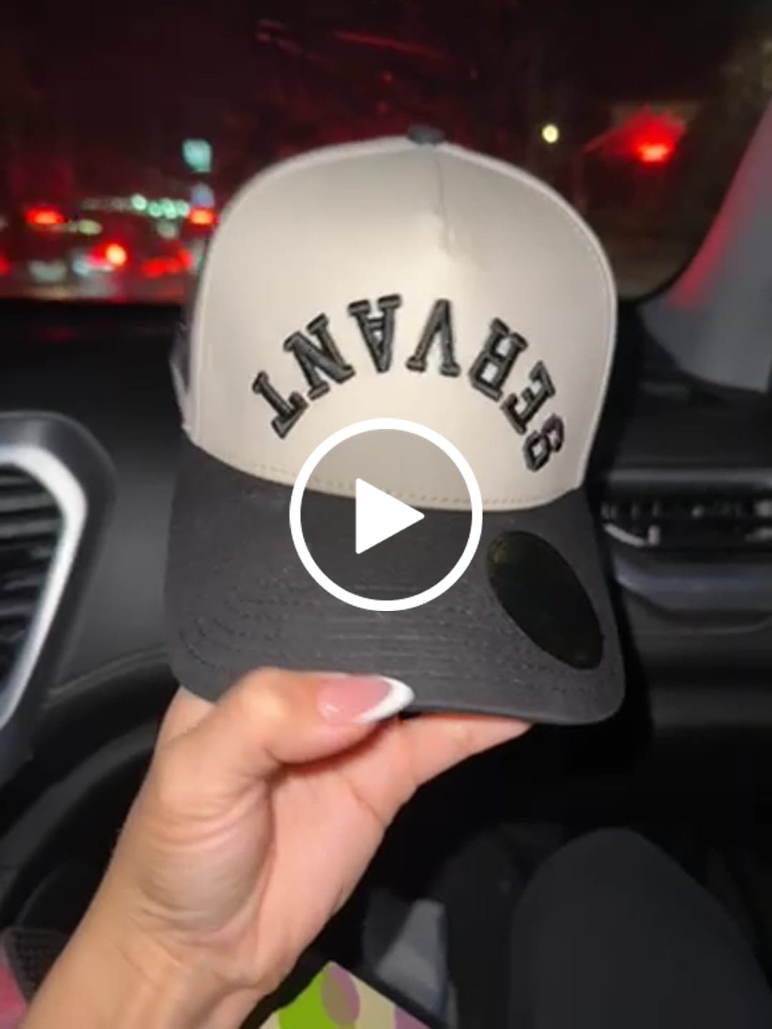 Customer video review of [PRE-ORDER - SHIPS NOVEMBER 7TH] ‘SERVANT’ Premium SnapBack - Cream/Black
