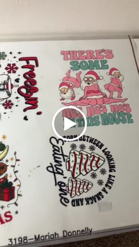 Customer video review of Build Your Own DTF Gang Sheet