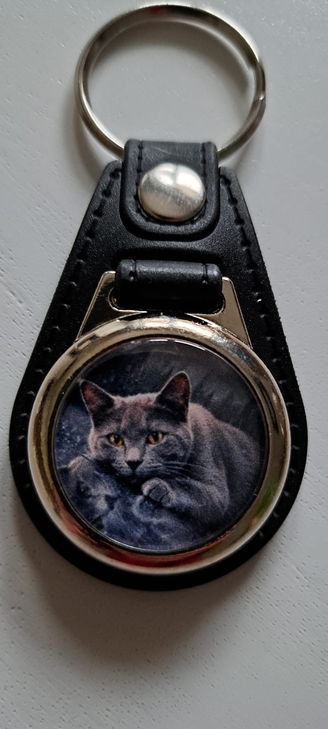 Customer photo review of Schlüsselanhänger mit Katzenfoto