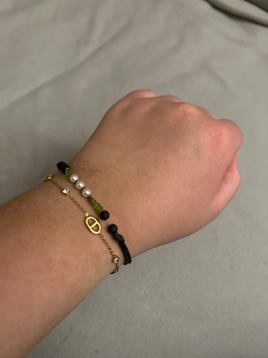 Customer photo review of Everlasting Deluxe Armband 14K Vergoldet