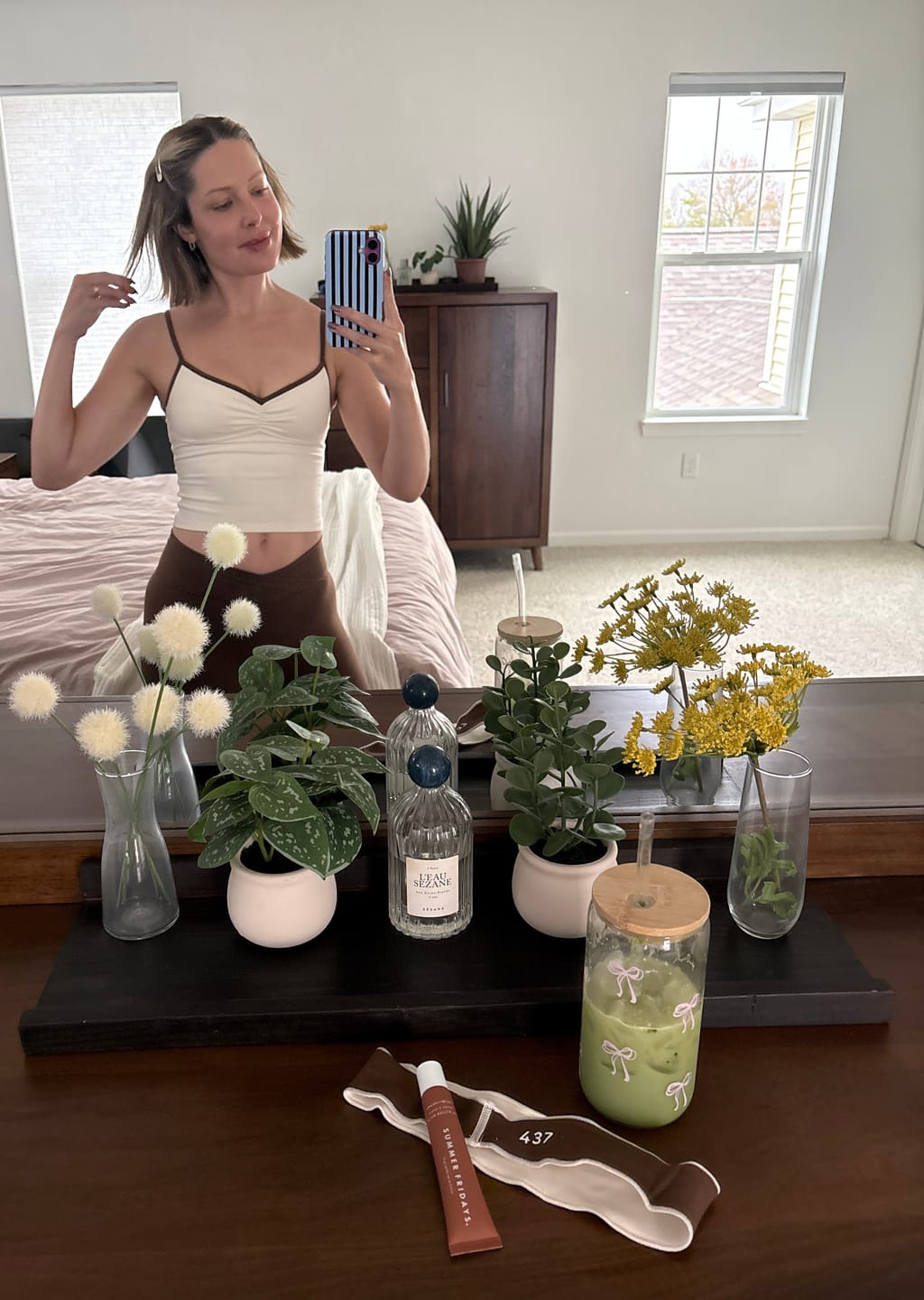 Customer photo review of The Ballet Tank / Cream-Teddy