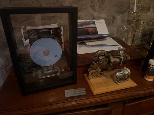 Customer photo review of M1 Music Frame CD Player