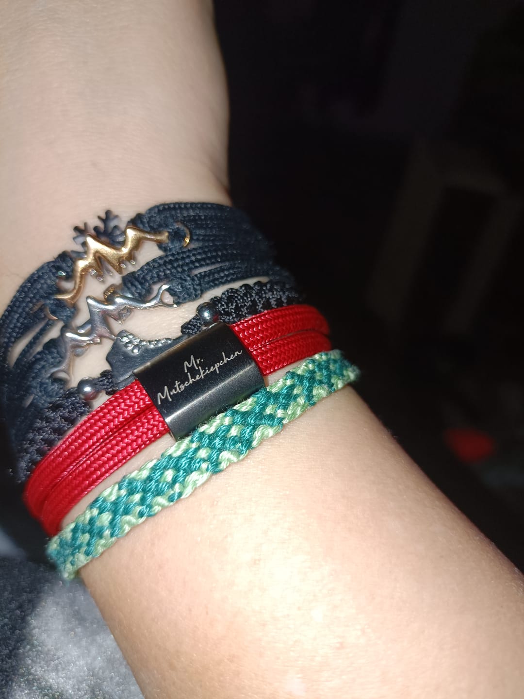 Customer photo review of Gravur Armband WUNSCHGRAVUR
