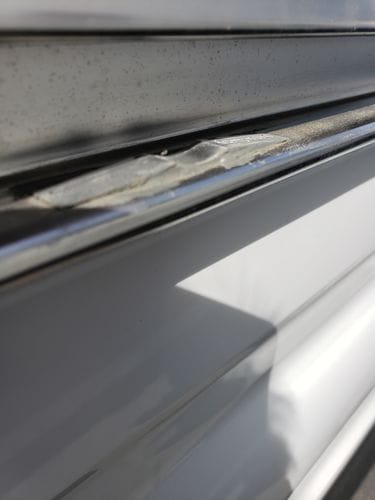 Customer photo review of Sliding Door Stop: Sprinter Van, Ford Transit Van & Promaster