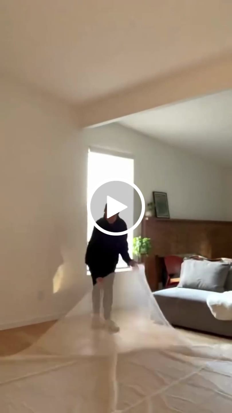 Customer video review of Blue & White Moroccan Wool Rug – Wavy Berber Design