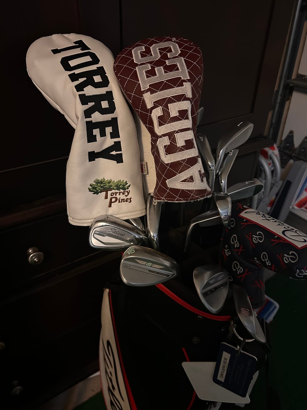 Customer photo review of Team Golf Texas A&M Aggies Quilted Headcovers – Gig ’Em Collection