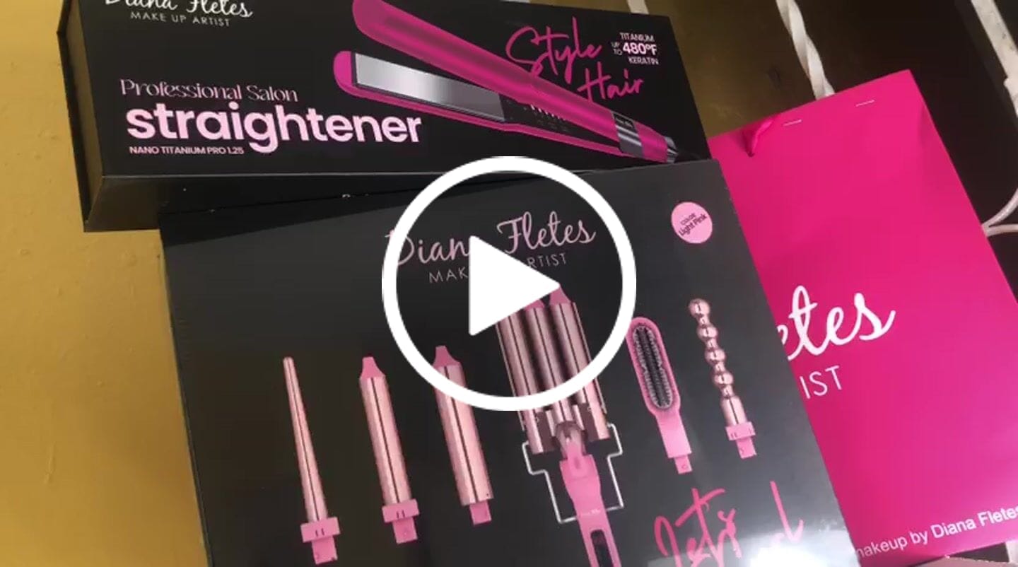 Customer video review of Ferro 6 en 1 Diana Fletes light pink Titanium Galvanizado
