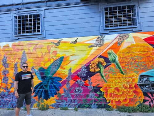 Customer photo review of Cross-Culture OG Flag Chingon T-shirt