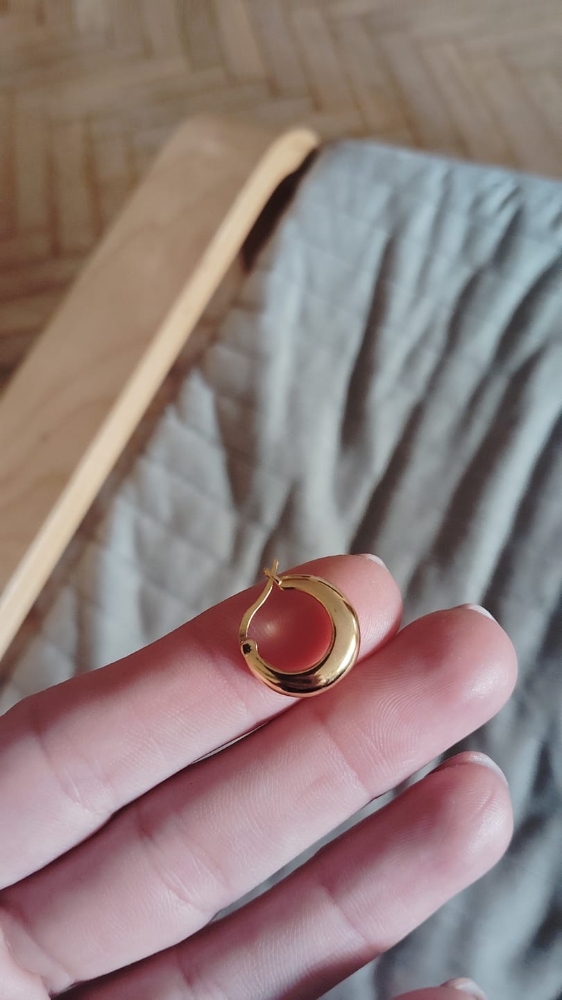 Customer photo review of Pendientes Medieval