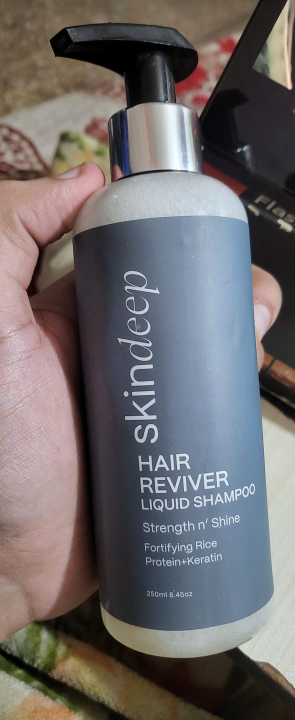 Customer photo review of HAIR REVIVER - Rice Protein Liquid Shampoo