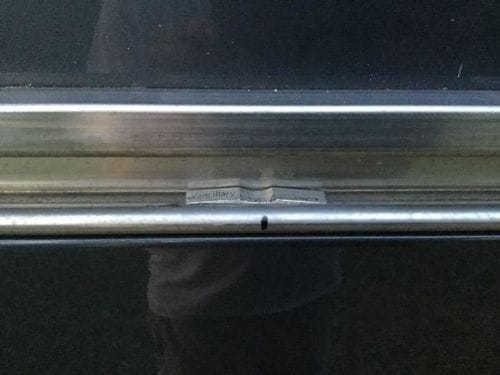 Customer photo review of Sliding Door Stop: Sprinter Van, Ford Transit Van & Promaster
