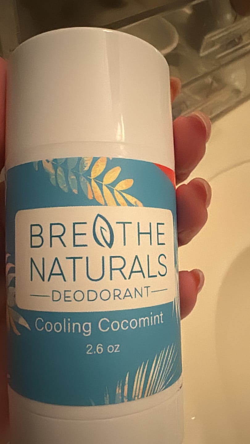 Customer photo review of Lavender Vanilla Deodorant