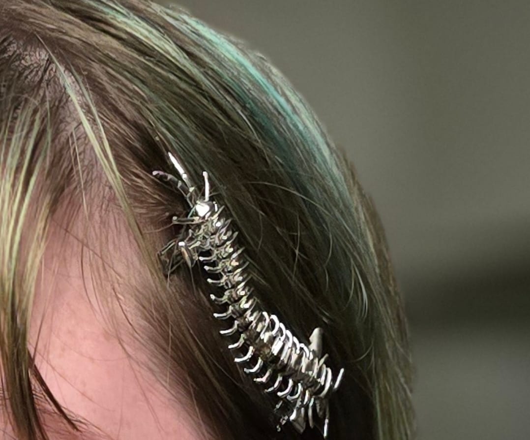 Customer photo review of CENTIPEDE HAIRCLIP