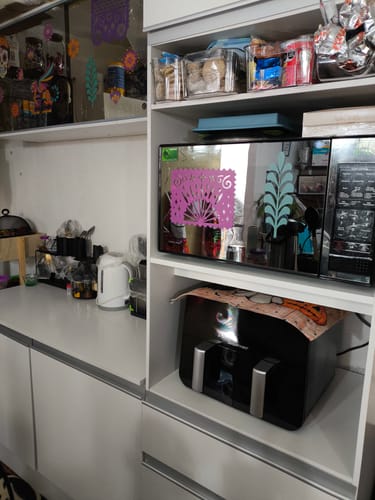 Customer photo review of Cocina Integral 240cm Blanco Diamante