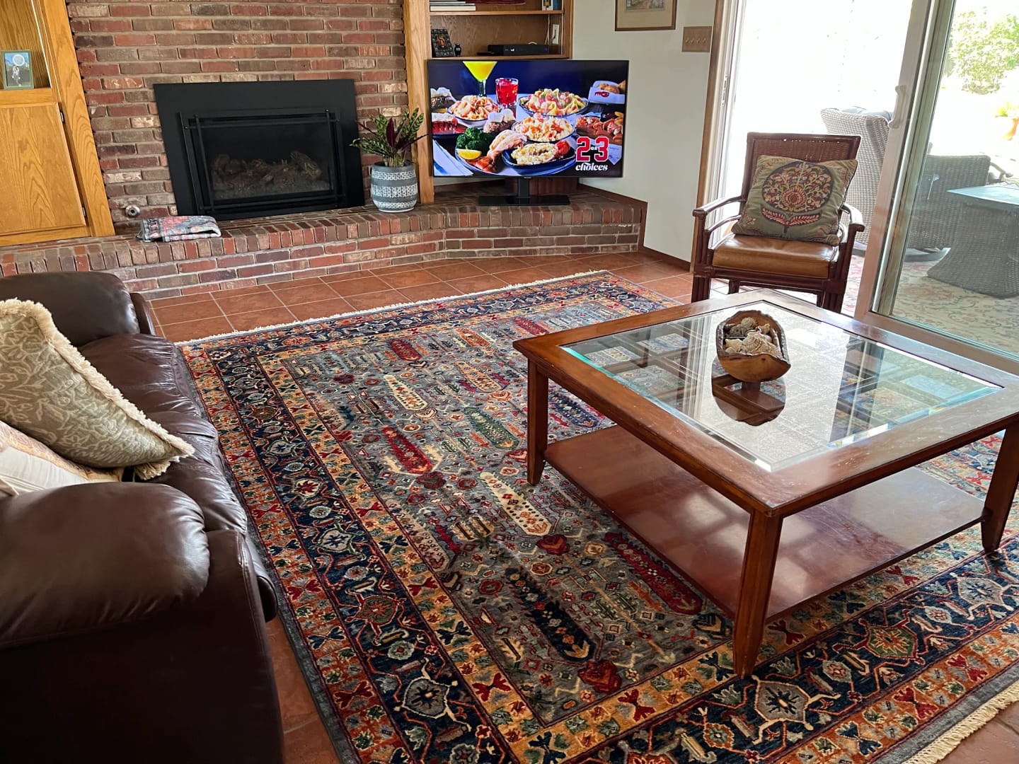 Customer photo review of Tribal Trees • Handmade Area Rug (8'1"x10'3")