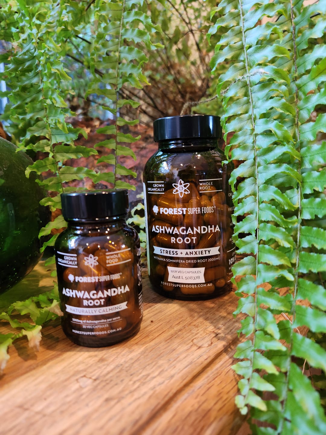 Customer photo review of Organic Ashwagandha Capsules