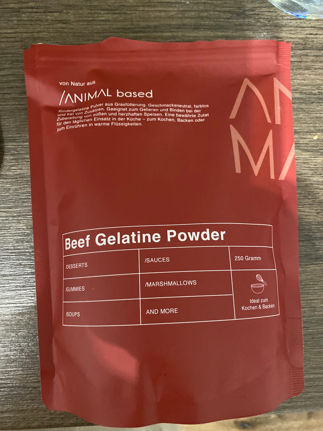 Customer photo review of Rindergelatine Pulver - Grass Fed Beef Gelatine