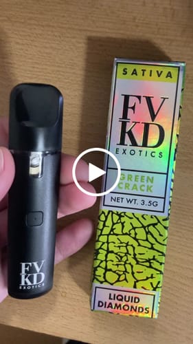 Customer video review of FVKD LIQUID DIAMONDS DISPOSABLE | 3.5G