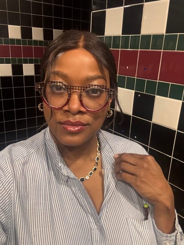 Customer photo review of [PRE-ORDER] Onyx (Black) Solstice Gemstone Necklace