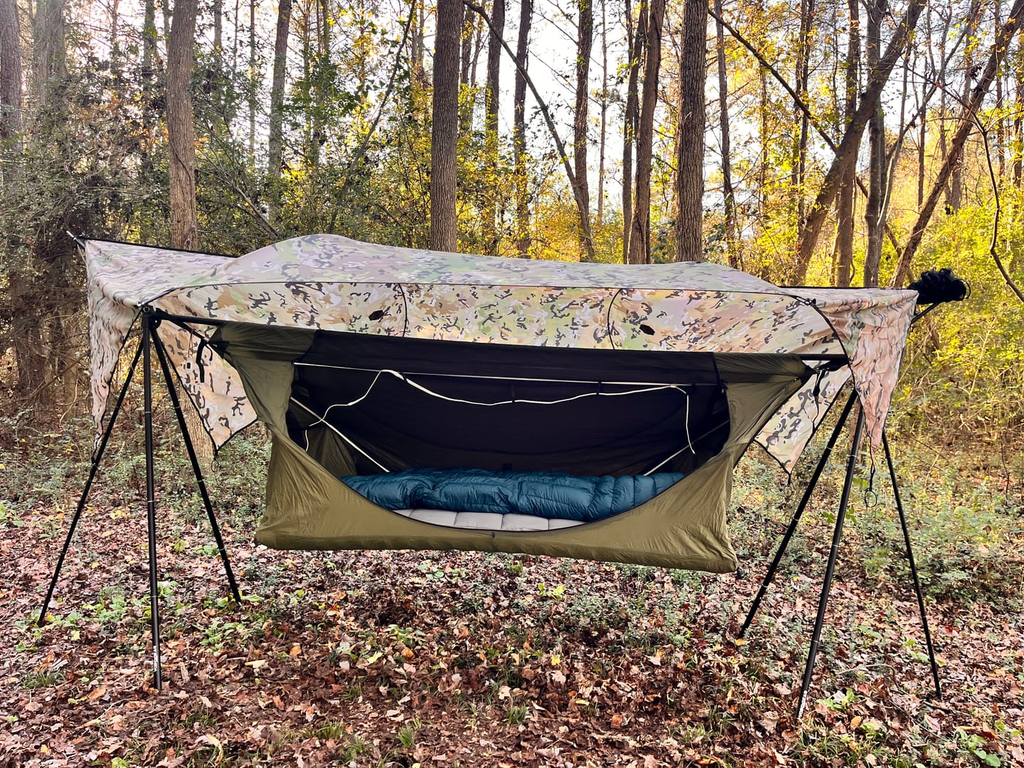 Customer photo review of Turtlebug Camper Hammock Stand