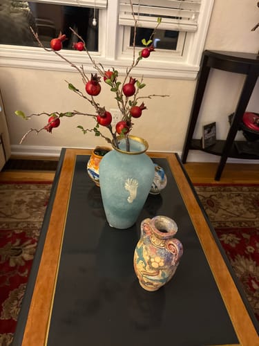 Customer photo review of Bulk 25.5 inches Tall Pomegranate Stems Spray Artificial Fruits Autumn Decoration Wholesale