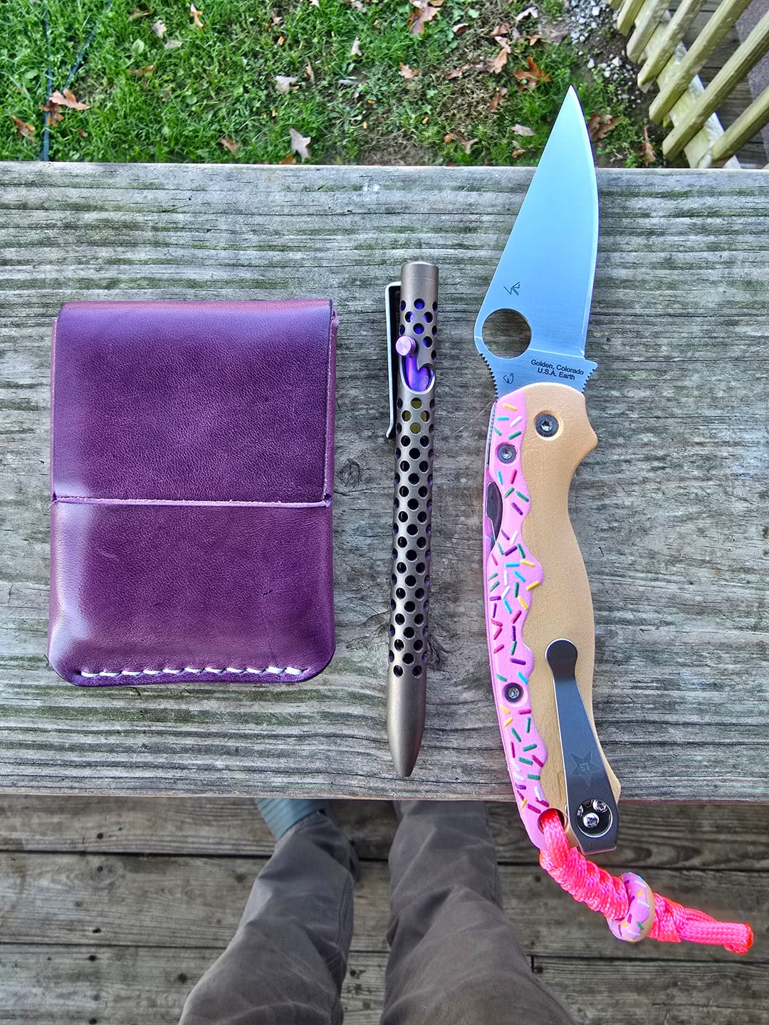 Customer photo review of Exclusive Spyderco Lone Star Deep Carry Pocket Clip