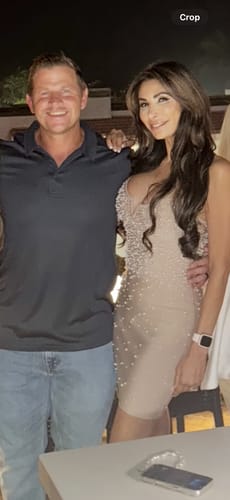 Customer photo review of Taupe Pearl Dress