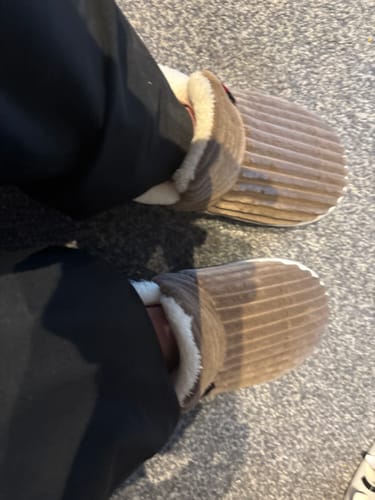 Customer photo review of Cozie Co Slippers