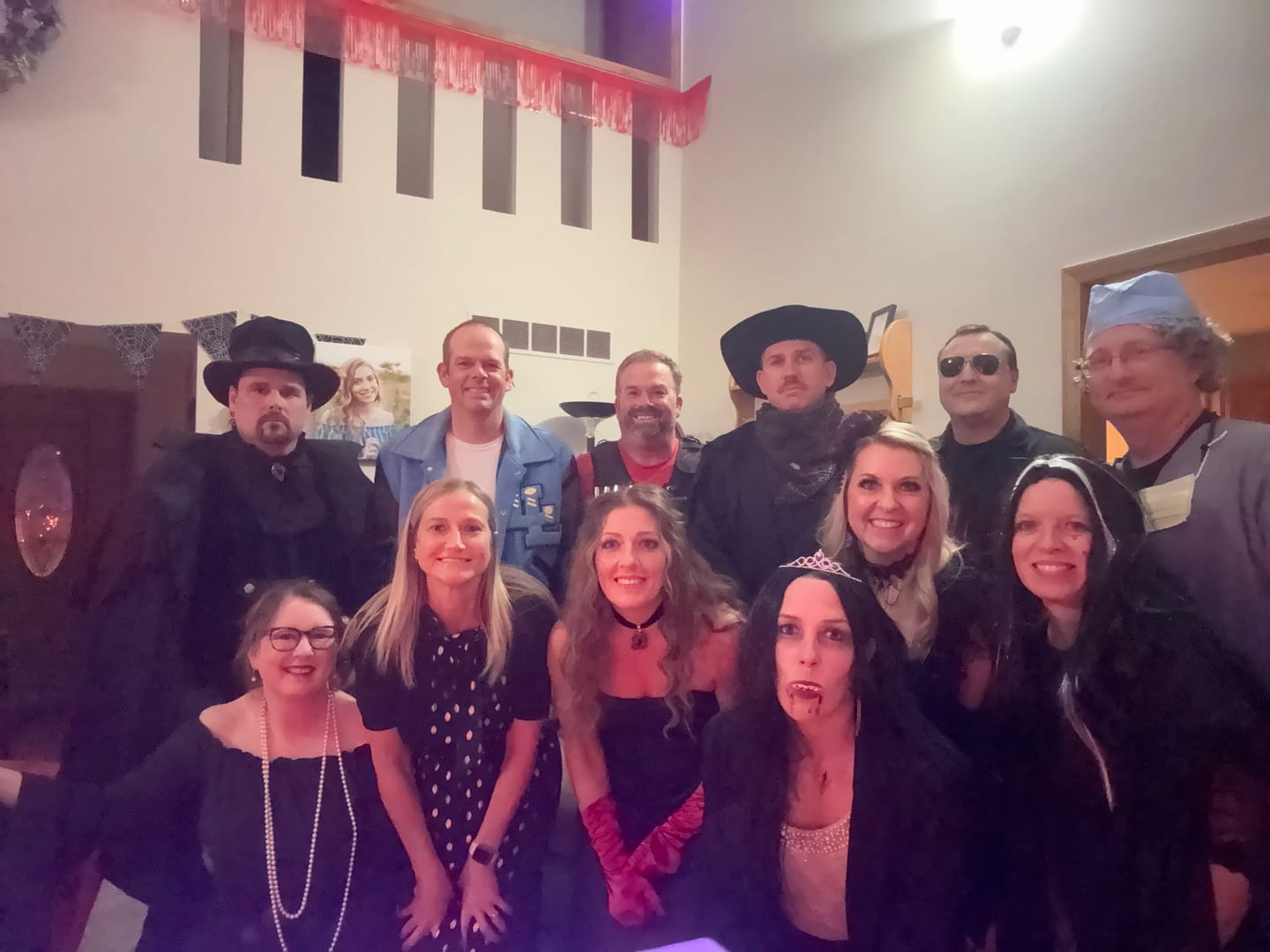 Customer photo review of Halloween Murder Mystery Game Kit - Vampire Ball