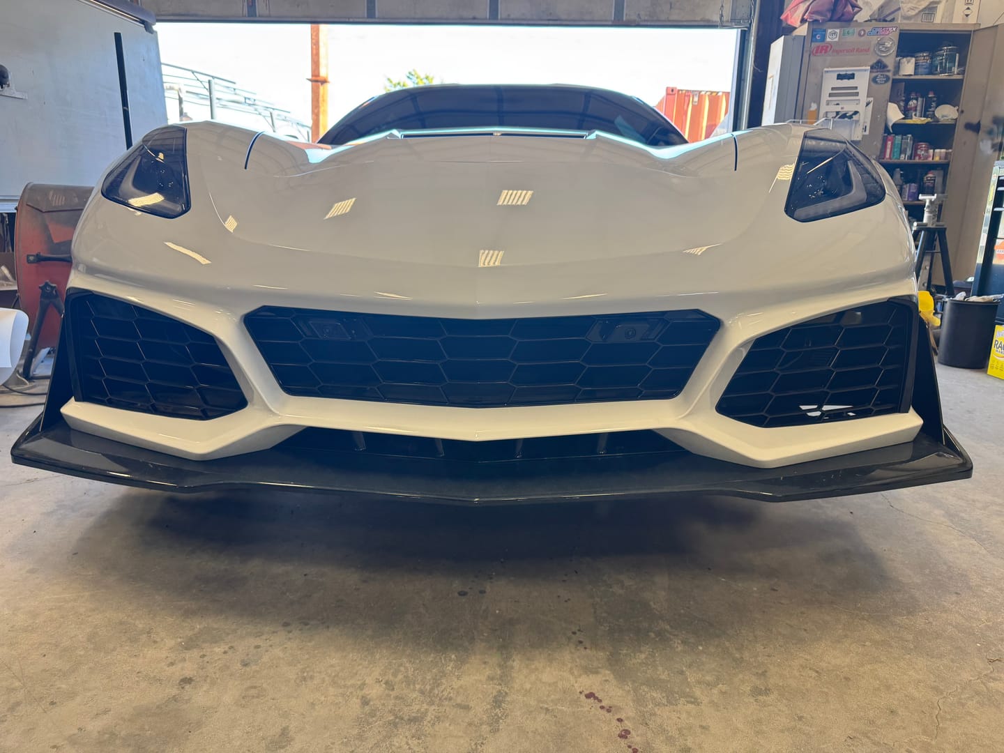 Customer photo review of Corvette C7 ZR1 Conversion Front Bumper Kit