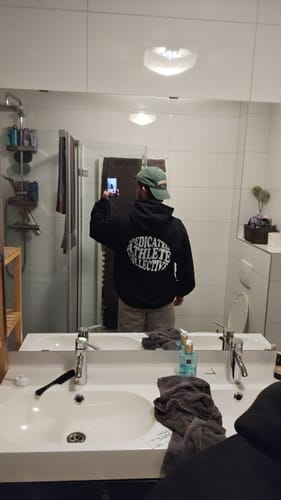 Customer photo review of Dedicated Athlete Collective Hoodie