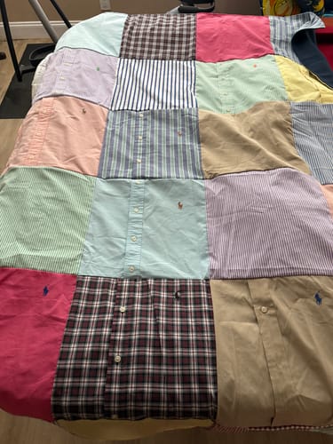 Customer photo review of Project Repat T-Shirt Quilt