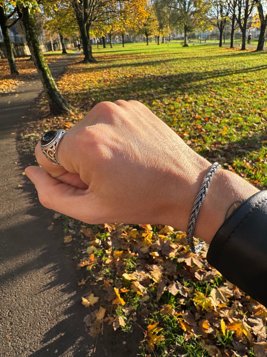Customer photo review of WOVEN VIKINGS. - 925 STERLING SILVER