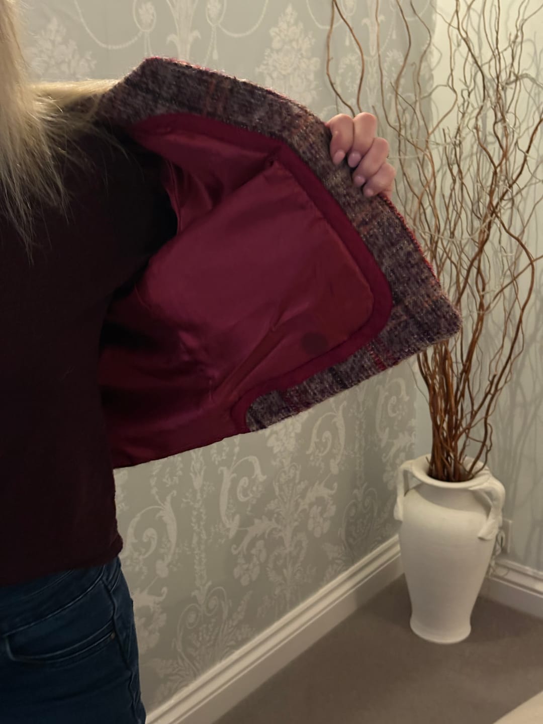 Customer photo review of Plain Habotai Lining Fabric