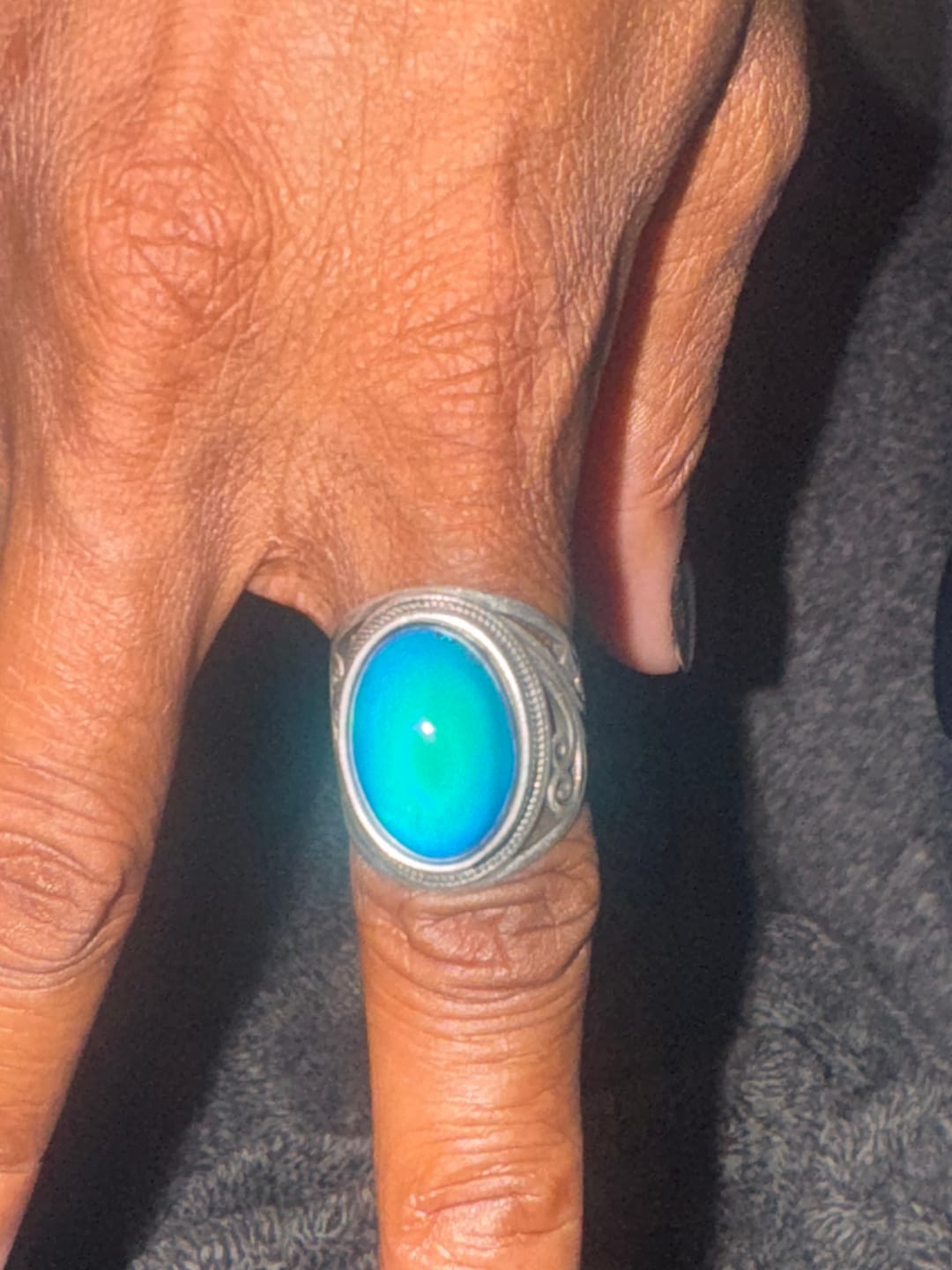 Customer photo review of New-Age Mood Ring