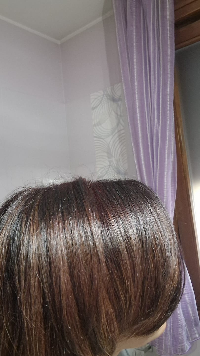 Customer photo review of N°04 - TREATMENT AND COLOR MASK - 250ML