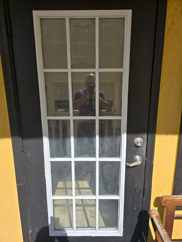 Customer photo review of Full Lite Frame Kit with 15 Grids