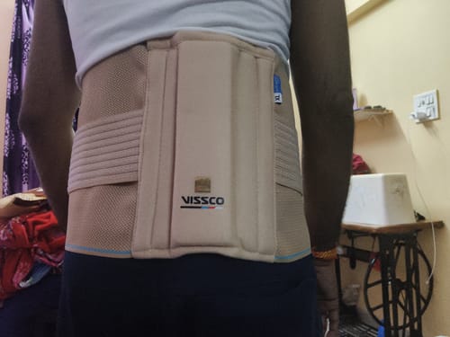 Customer photo review of Sacro Lumbar Belt (Mild Support) | Provides Support to Lower Back | Corrects Posture & Relieves Back Pain (Beige)