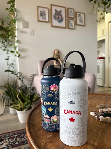 Customer photo review of Canada Bottle + Stickers