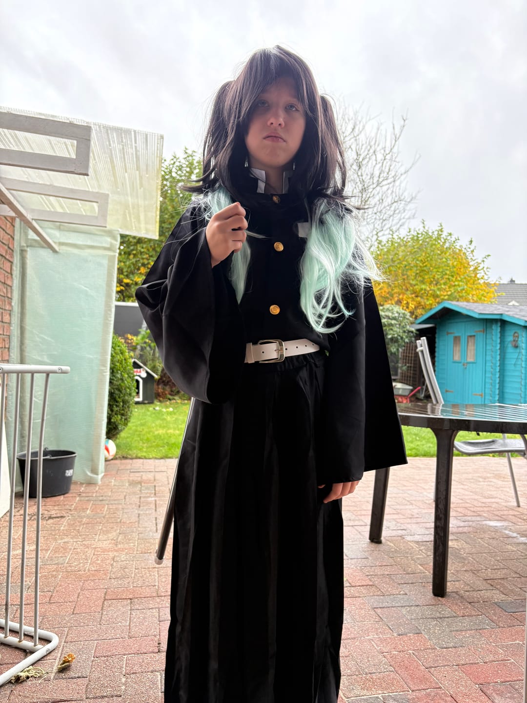 Customer photo review of Demon Slayer Tokitou Muichirou Cosplay Kostüm Halloween Karneval Outfits für Erwachsene