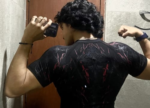 Customer photo review of Void Tech™ Immortal Compression [NIGHTMARE]