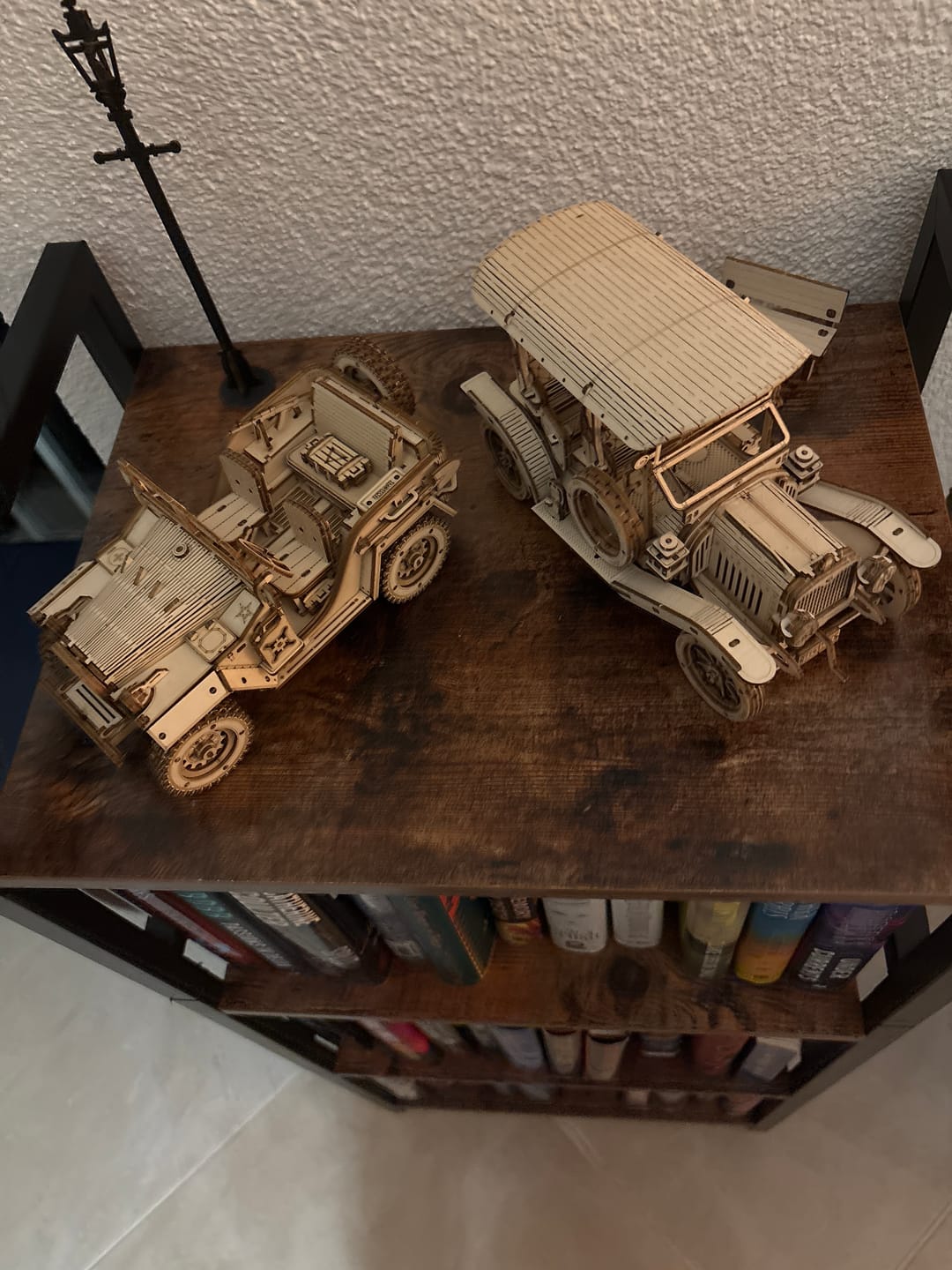 Customer photo review of Wooden Army Jeep 3D Model Kit — Laser‑Cut Plywood, No Glue, Brown